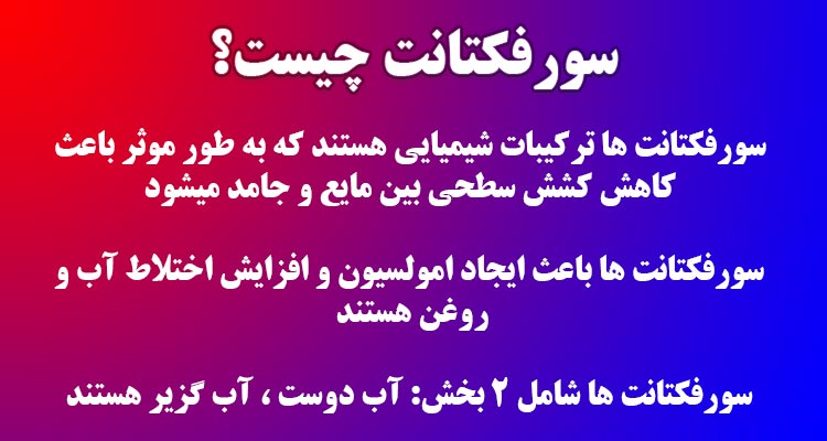 سورفکتانت چیست؟چه کاربردی دارد؟پدیده شیمی غرب